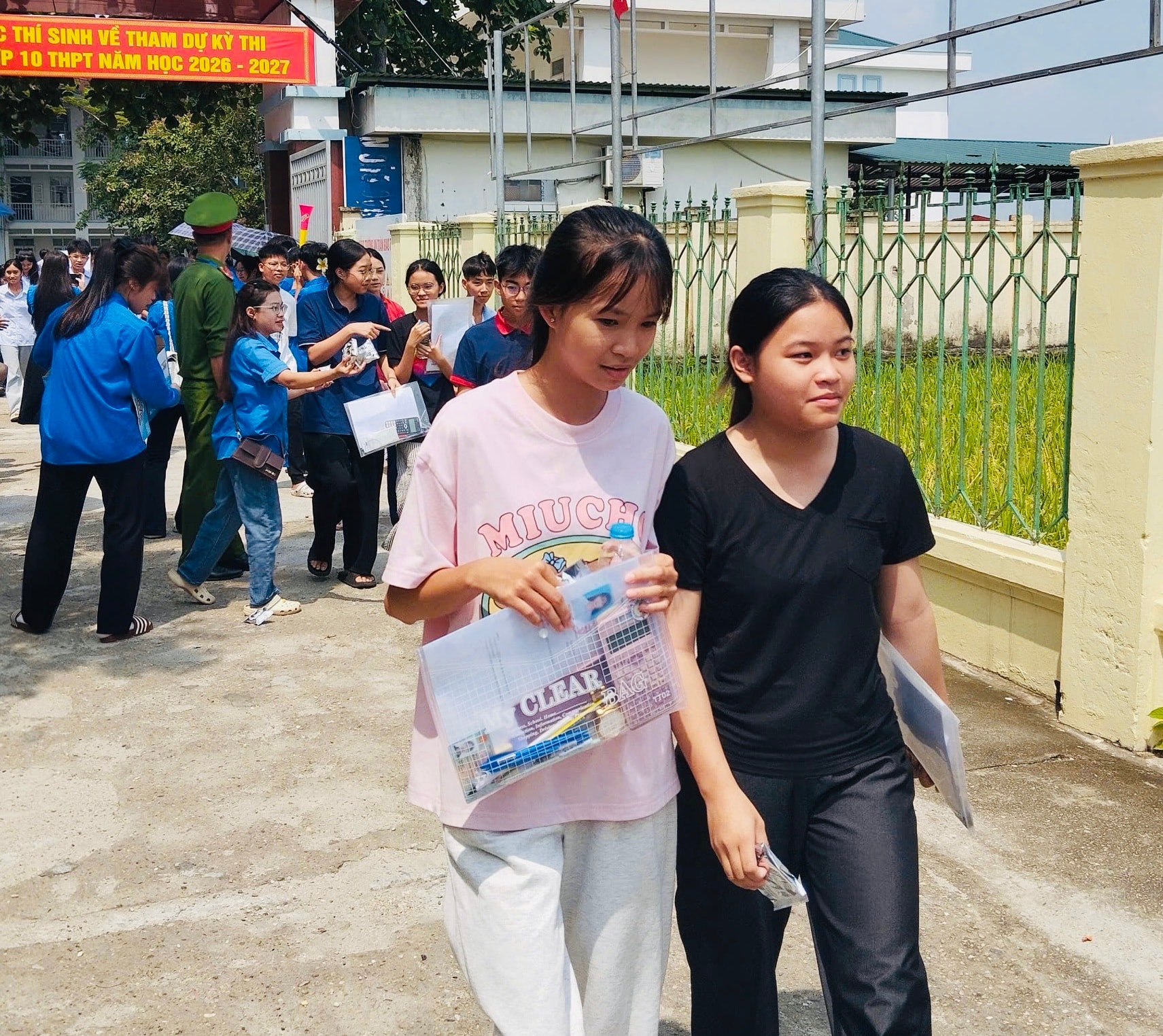 Kỳ thi vào lớp 10 THPT tại xã Tam Hưng diễn ra an toàn, đúng quy định